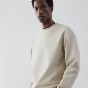 H&M Men's Beige Crewneck Sweater and Jogger Pants